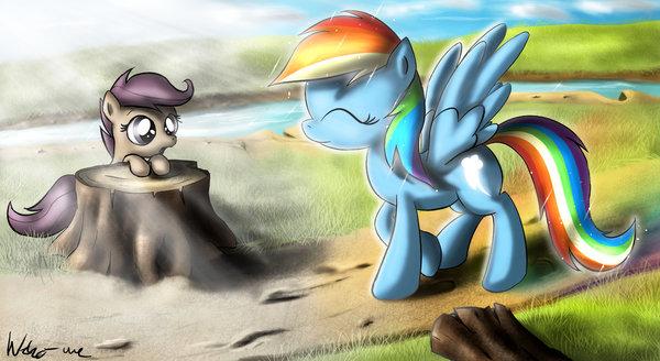 Фото ☁Scootaloo ☑ Dash ♥(Love Rainbow) Фото ☁Scootaloo ☑ Dash ♥(Love Rainbow)